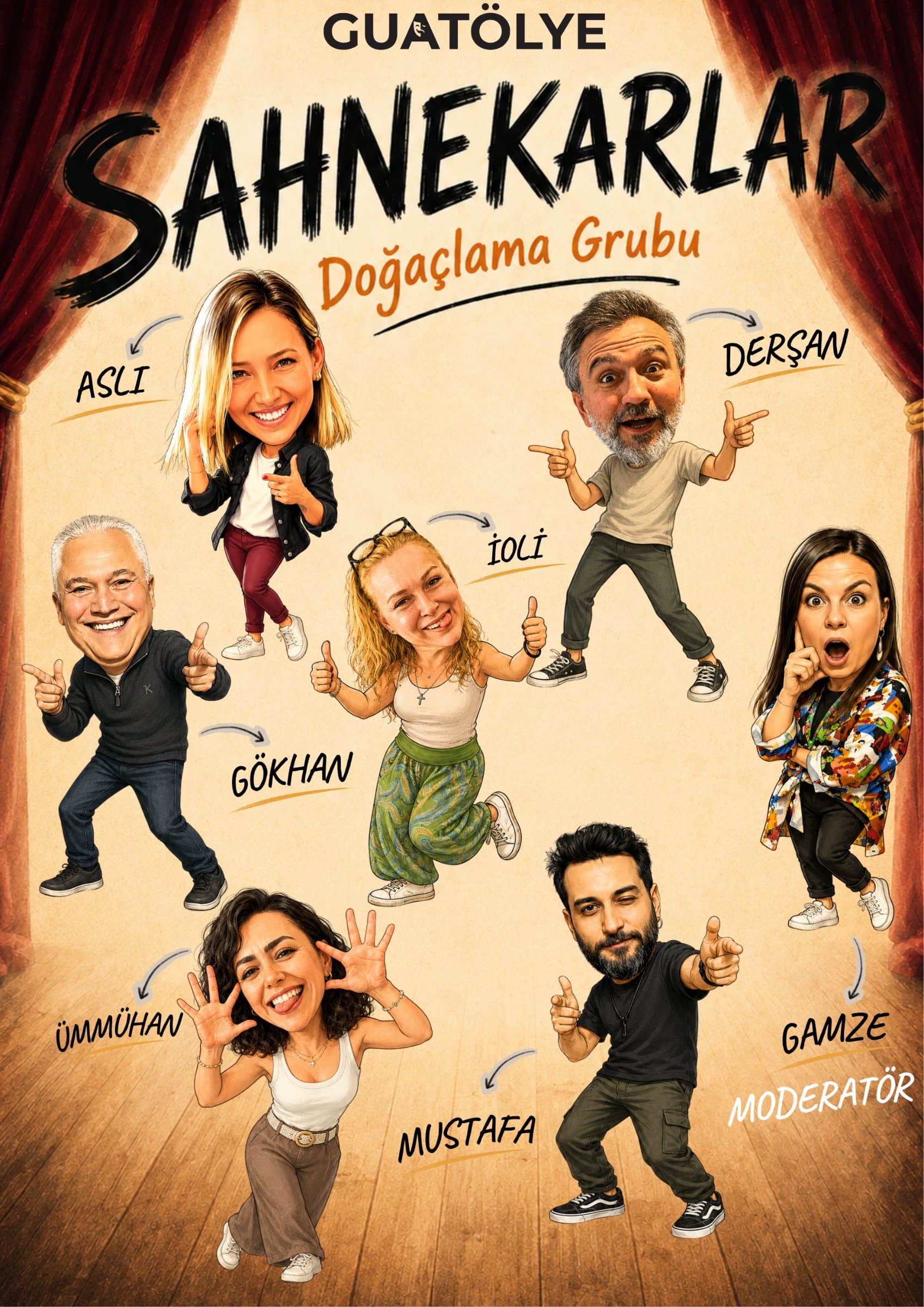 Sahnekarlar Doğaçlama Gösterisi